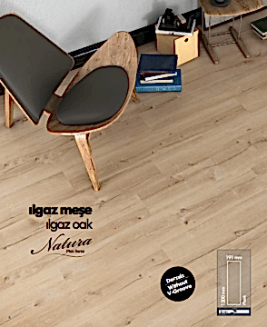 AGT Natura Plus Ilgaz Meşe Parke PRK507 8mm Düz Parke