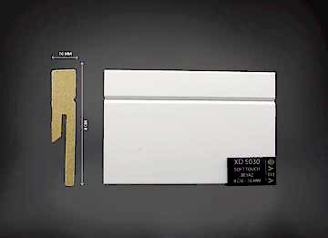 XD 5030 8 cm Beyaz Soft Touch Süpürgelik