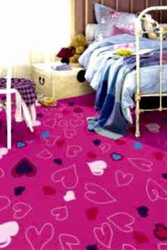 Kids Collection Minik Kalpler 01 Duvardan Duvara Halı