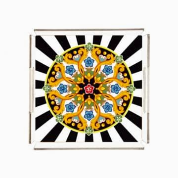 Modern Figüratif Pleksi Tepsi PT2112 - 40cm*40cm