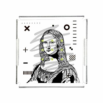 Mona Lisa Pleksi Tepsi PT2139 - 40cm*40cm